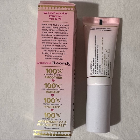 🌸NIB🌸 TOO FACED Hangover Nourishing Face Primer .68 fl oz Travel Size - Picture 8 of 12